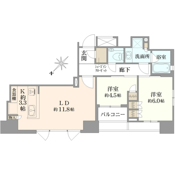 プラウド文京千石スクエア 間取図
