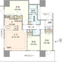 ブルーハーバータワーみなとみらい 間取図