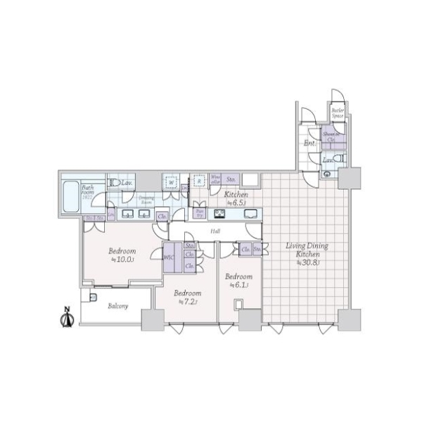 三田ガーデンヒルズ 間取図