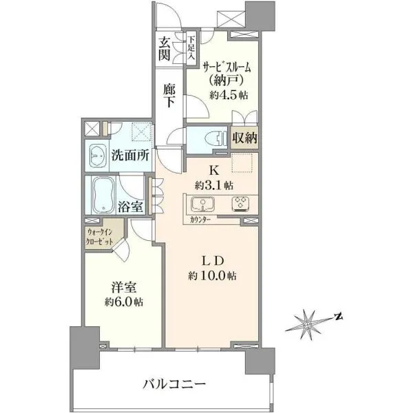 クラッシィハウス府中 間取図