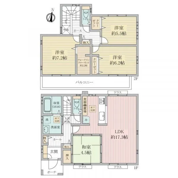 松戸市牧の原２丁目 間取図