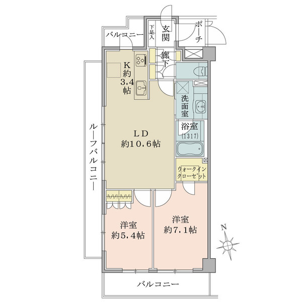 ドメイン町田鶴川 間取図