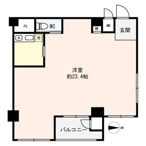 老松コーポ 間取図