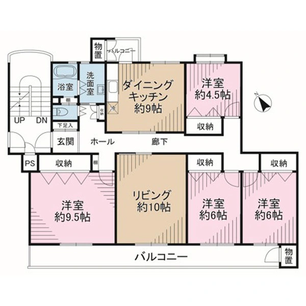 新原町田グリーンハイツ 間取図