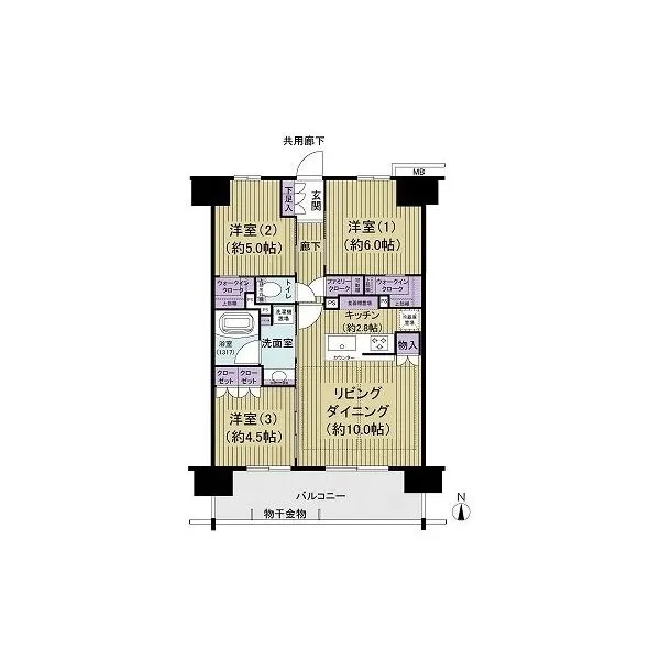 サンクレイドル海老名 間取図