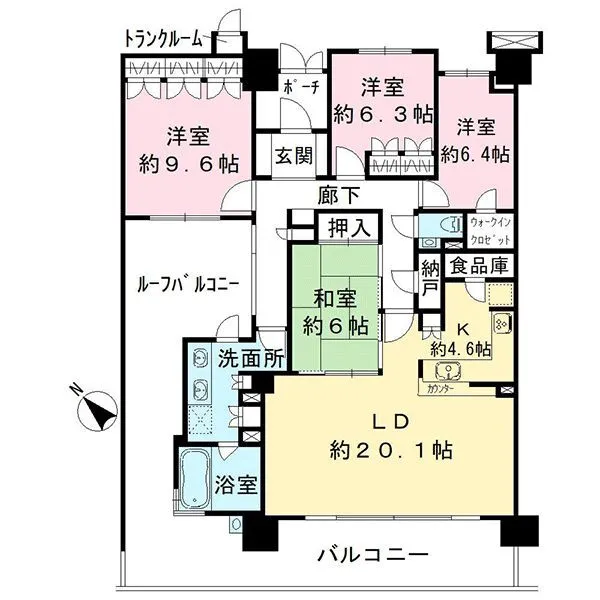 グランドホライゾン・トーキョーベイ 間取図