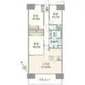 ダイアパレス竹ノ塚ＩＩ　 間取図