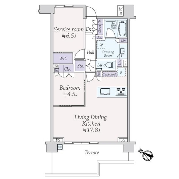 パークホームズ駒沢　ザ　レジデンス 間取図