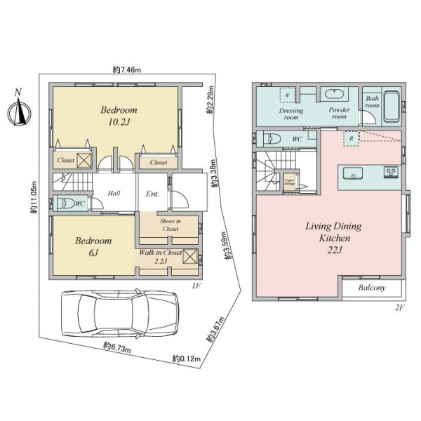豊中市春日町２丁目 間取図