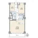 広尾マンション 間取図