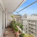 広尾マンション 南側バルコニー