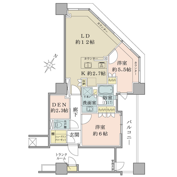 ブリリア有明スカイタワー 間取図