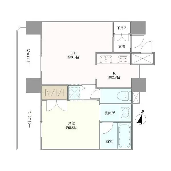 パーク・ノヴァ大森 間取図