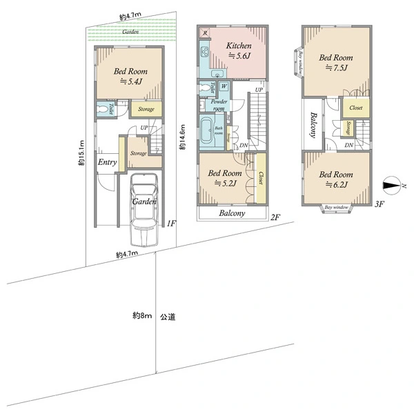 江東区北砂1丁目 間取図