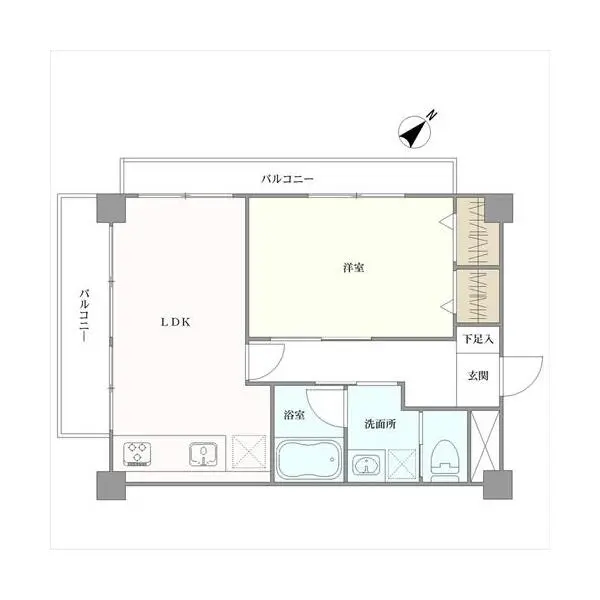 三田シャスターマンション 間取図