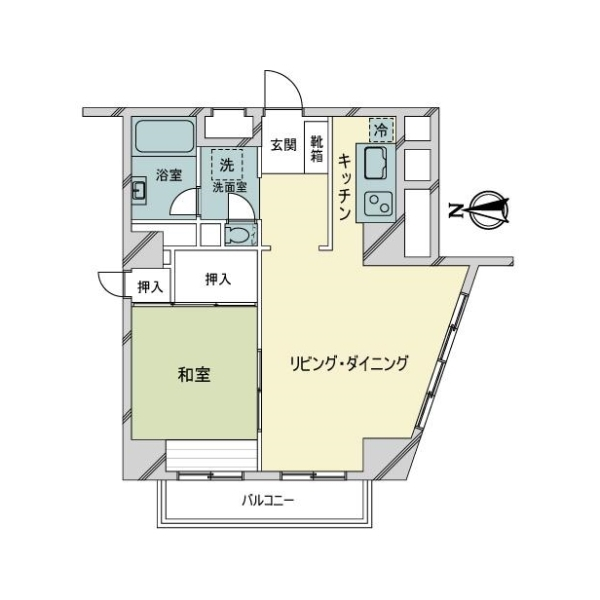 恒陽マンション 間取図