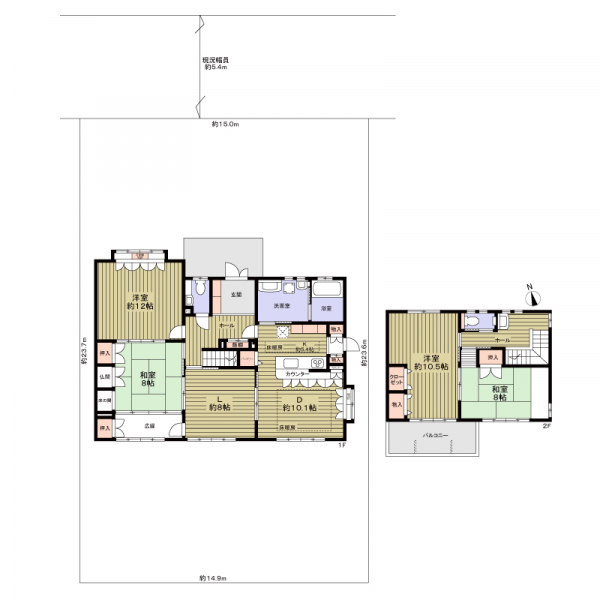 名古屋市中村区則武本通２丁目 間取図