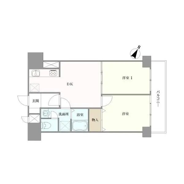 フジタ野沢マンション 間取図