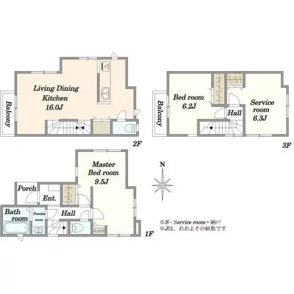 大田区東馬込１丁目 間取図