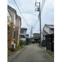 国立市西３丁目 前面道路（2026.7.31撮影）