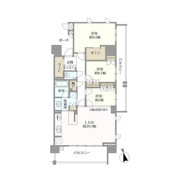 マストスクエア池下 間取図