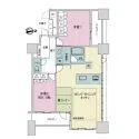 ザ・ライオンズ　ミッドキャピタルタワー 間取図