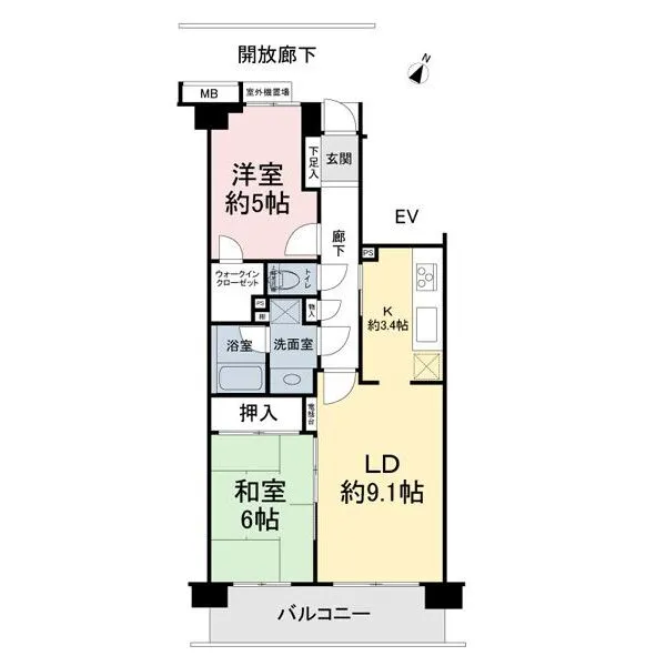 津田沼東パーク・ホームズ２番館 間取図