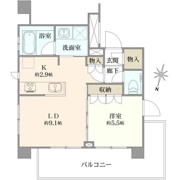 エクセレントシティ篠崎 間取図