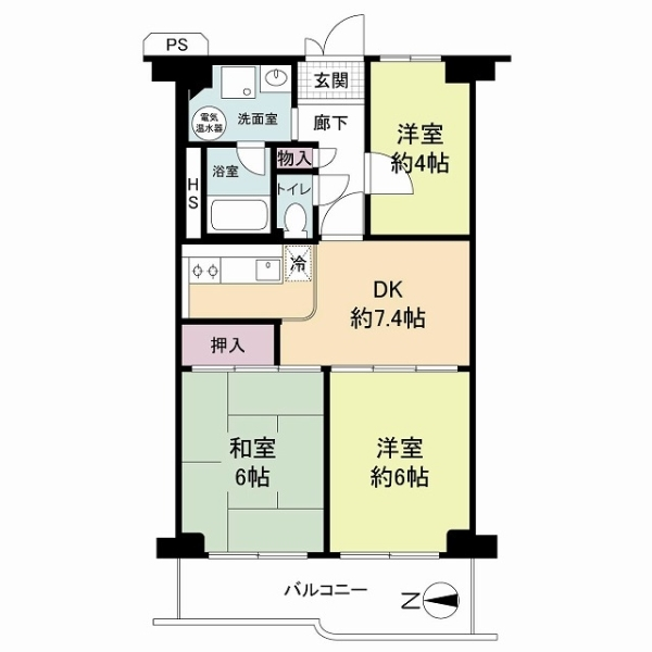 マンハイム五条 間取図