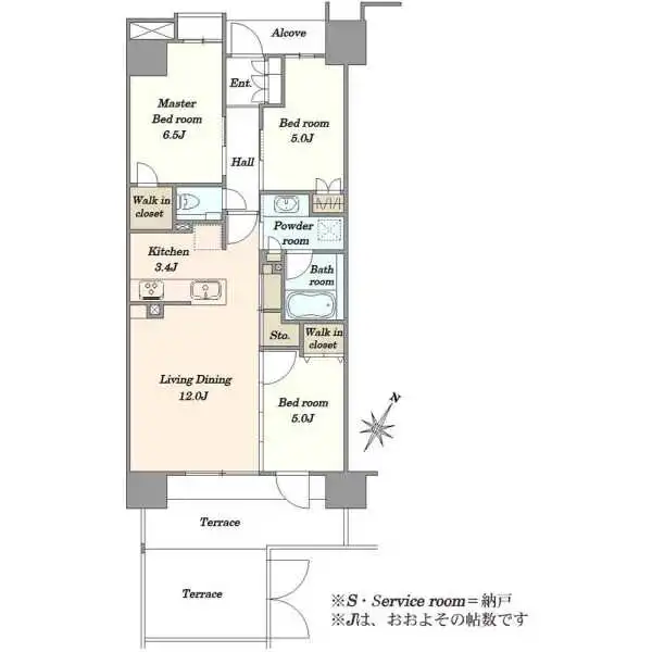 プラウド西葛西 間取図