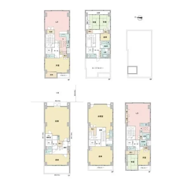名古屋市熱田区白鳥2丁目 間取り図
