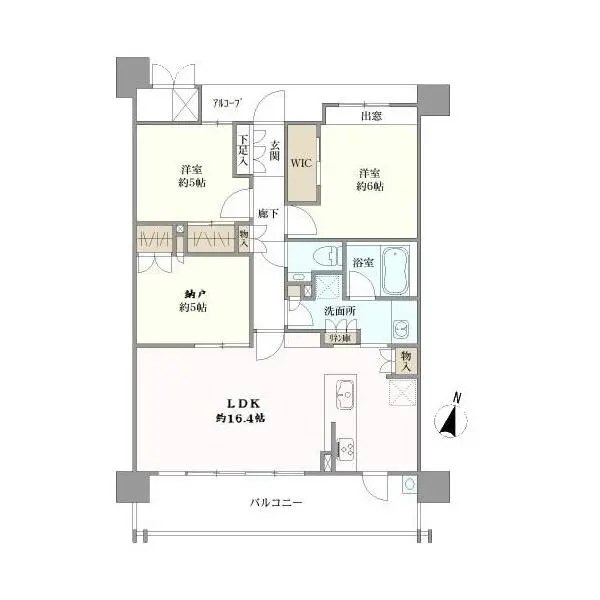 シエリア芦屋翠ケ丘 間取図