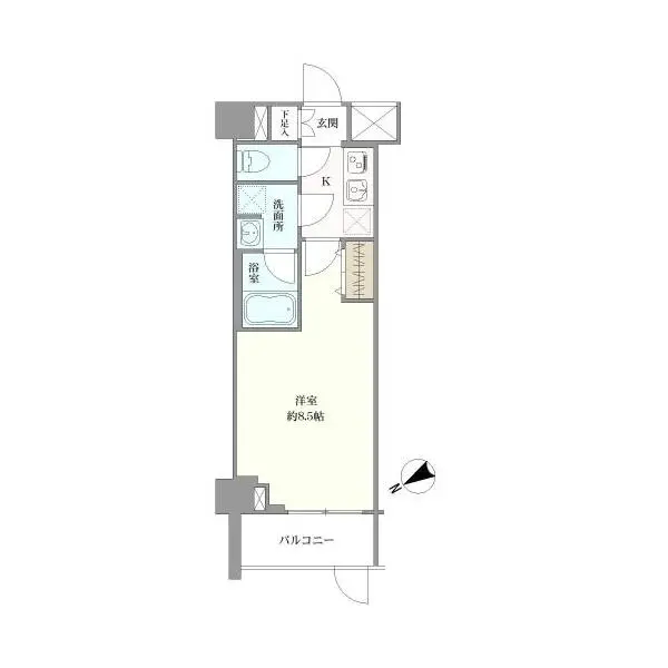 ガリシアレジデンス松陰神社 間取図