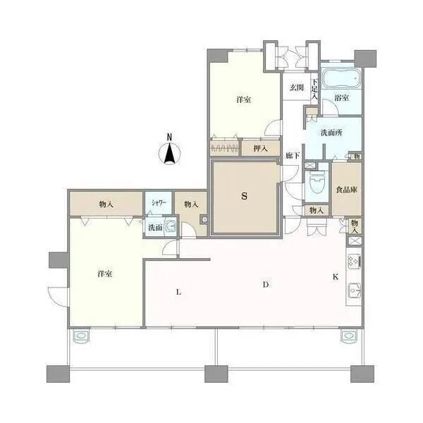 サンパーク名駅スクエア 間取図