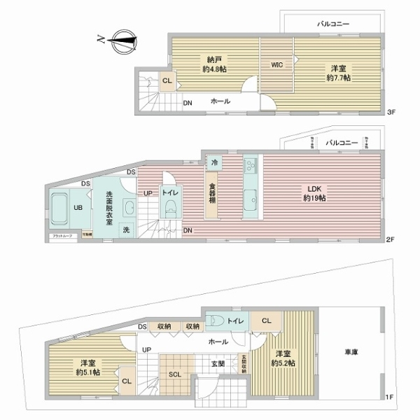 八王子市本町 間取図