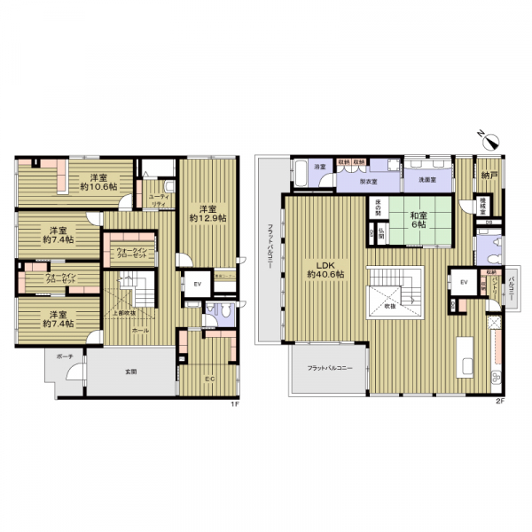 豊中市東豊中町３丁目 間取図