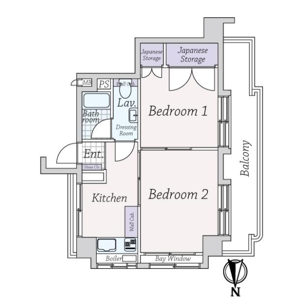 セブンスターマンシヨン北沢 間取図