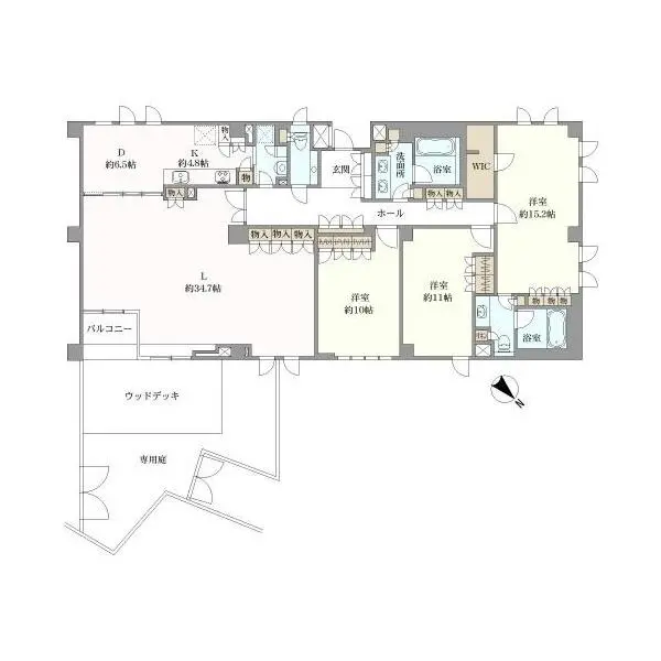 アッシュダール広尾 間取図
