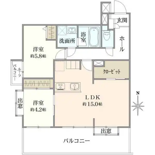 ライオンズマンション西新井本町 間取図