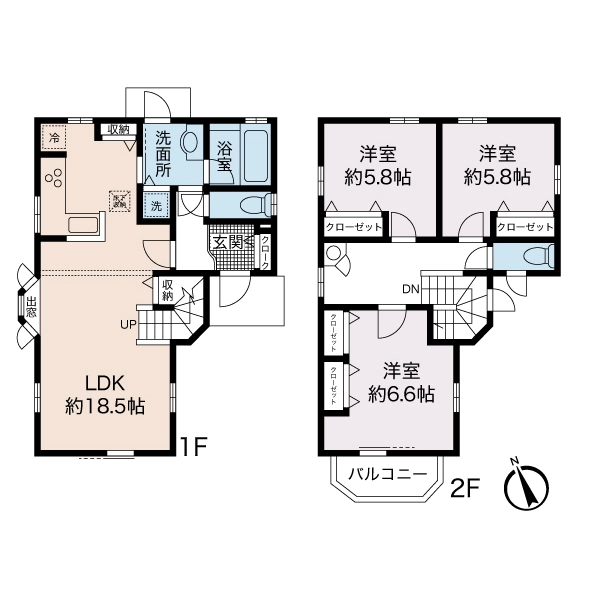 横浜市旭区今宿1丁目 間取図