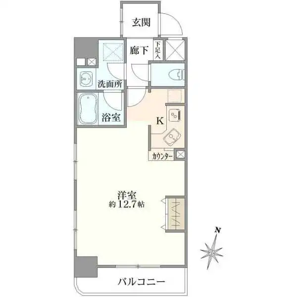 ダイアパレス水道橋 間取図