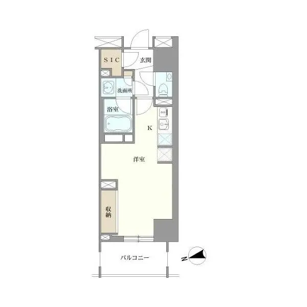 オープンレジデンシア池尻大橋 間取図