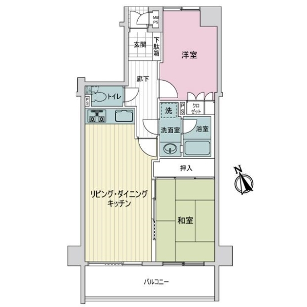 サーパス調布 間取図
