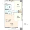 セザールアーバンデュオイースト 間取図