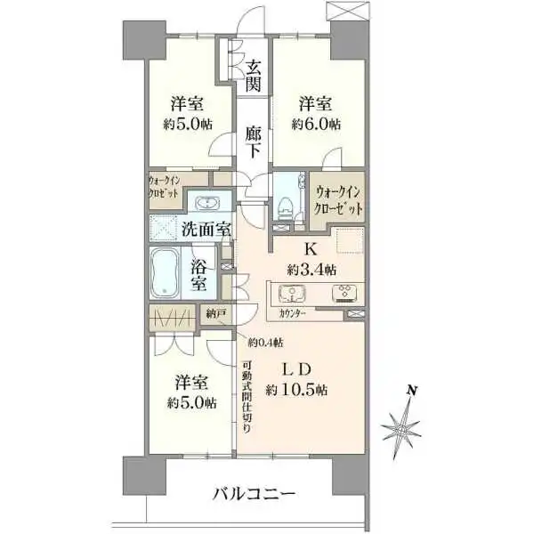 プレミスト志村三丁目 間取図