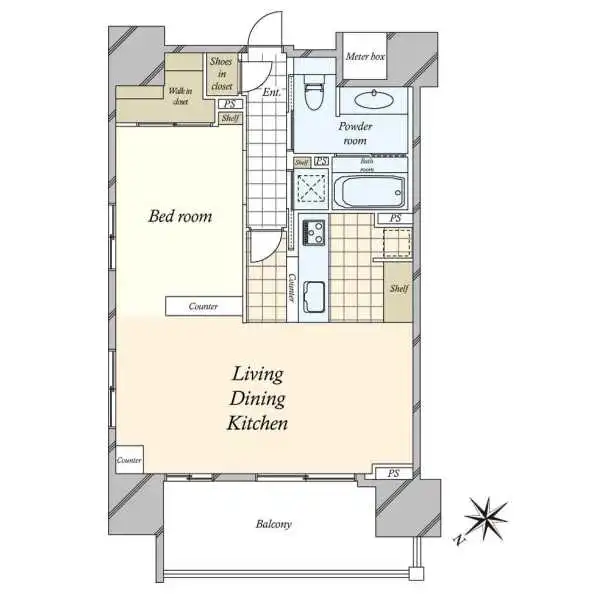 ザ・パークハウス愛宕虎ノ門 間取図