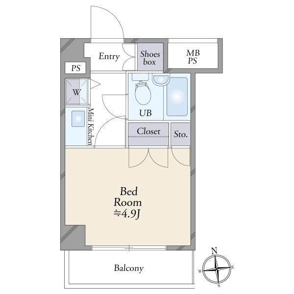 クリオ鶴見伍番館 間取図