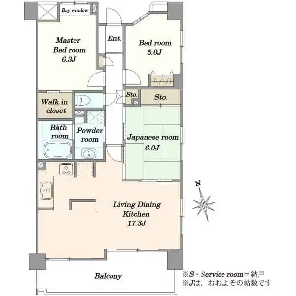 ライオンズマンション浦安シティ 間取図
