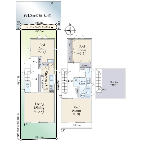 京都市北区小山下総町 間取図