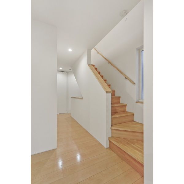 京都市北区小山下総町 小屋裏収納への階段